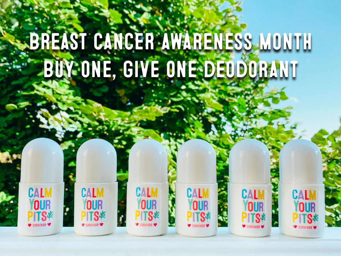 Breast Cancer Awareness Month Buy One, Give One Deodorant Project